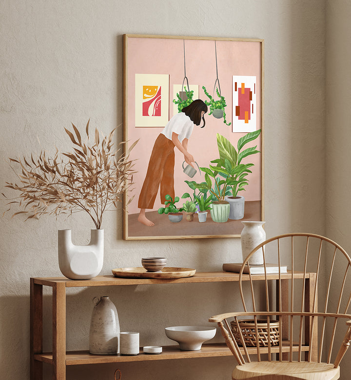 WHERE I DON'T FEEL ALONE , BOHO ART PAINTINGS