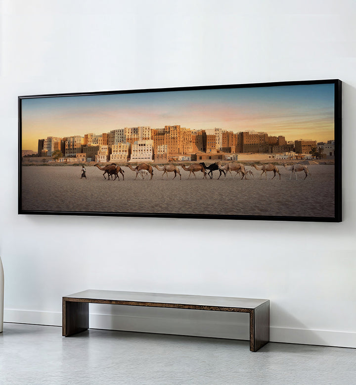 SHIBAM HADRAMAUT , PANORAMIC ART