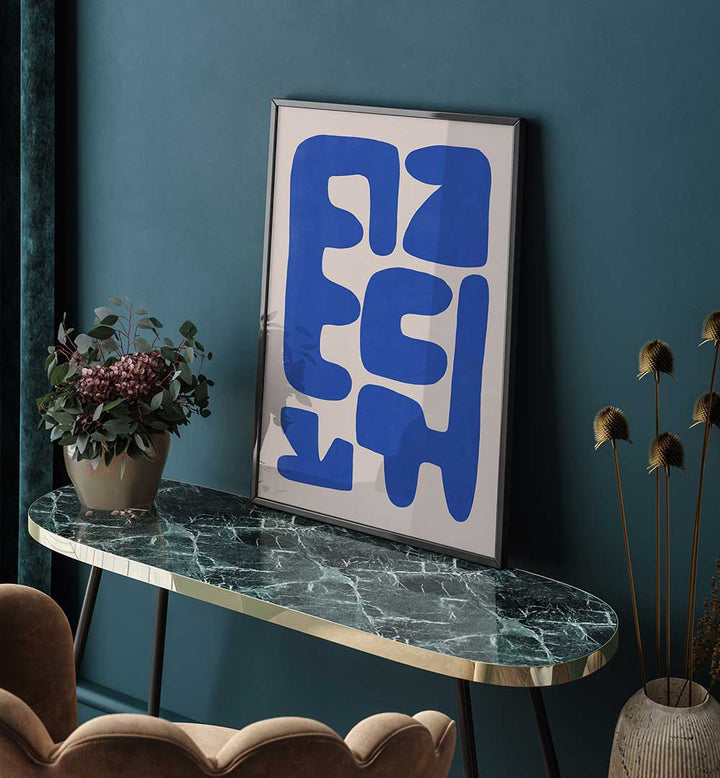 A LIGHT BACKGROUND , ABSTRACT PAINTINGS