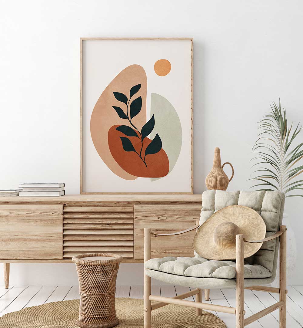 ABSTRACT GROWTH , BOHO ART PAINTINGS