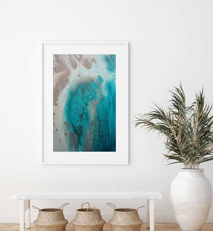 Stunning CORAL SEA FLOW, ABSTRACT PAINTINGS featuring vibrant colors and fluid forms, perfect for transforming your space.