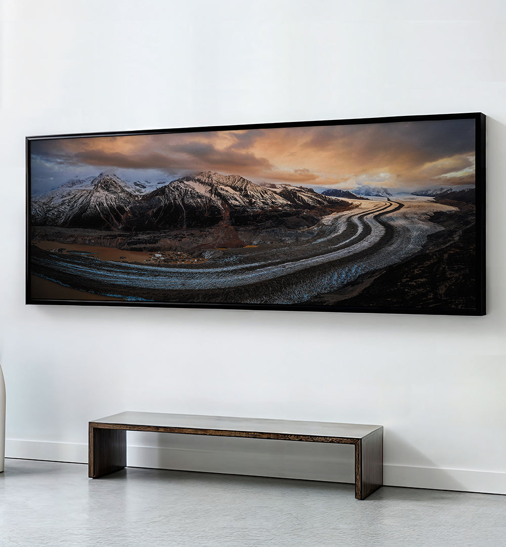 GLACIER GLORY , PANORAMIC ART
