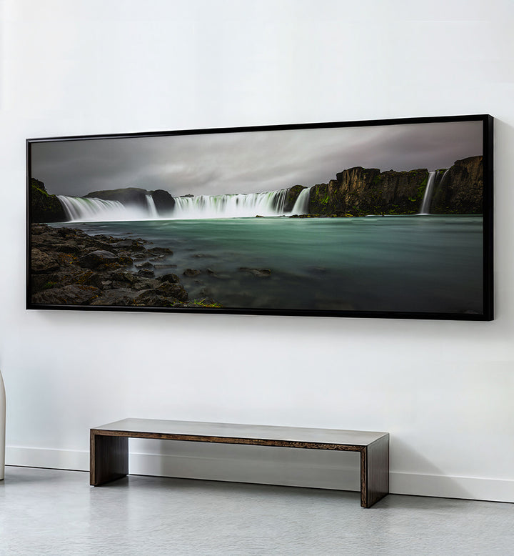 PANORAMA VIEW OF GEITAFOSS , PANORAMIC ART