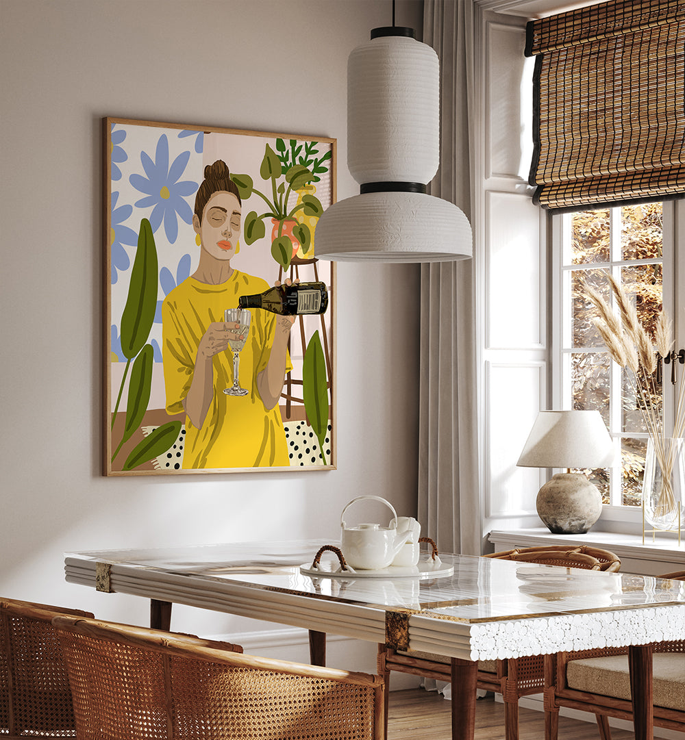 WOMAN IN A YELLOW , FASHION POSTERS