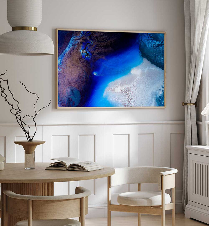 Transform your space with VIBRANT SAPPHIRE HAVEN, ABSTRACT PAINTINGS that inspire creativity and evoke emotions.