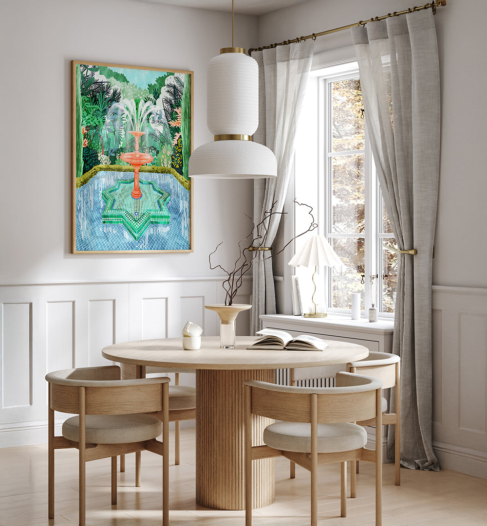 THE FOUNTAIN OF LIFE , LANDSCAPE PAINTINGS