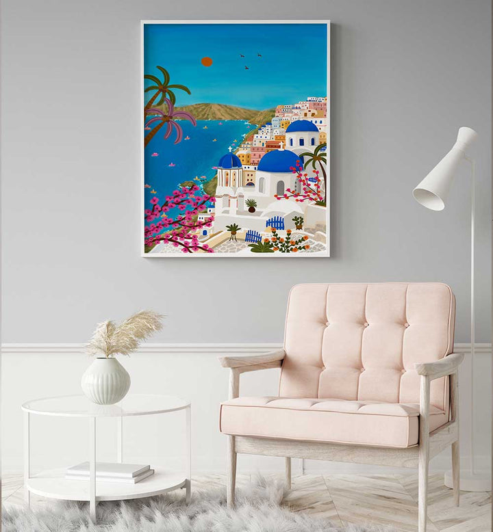 SANTORINI DREAMS , TRAVEL POSTERS