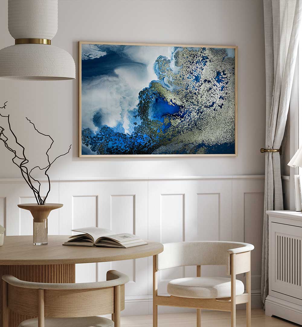 Vibrant BEACH HOUSE ART, ABSTRACT PAINTINGS adding coastal serenity to your living space with stunning colors and shapes.