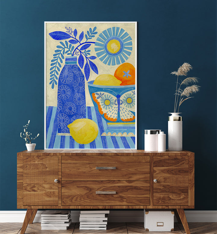 BUTTERFLY FRUIT BOWL , FLORAL FLOWER PAINTINGS