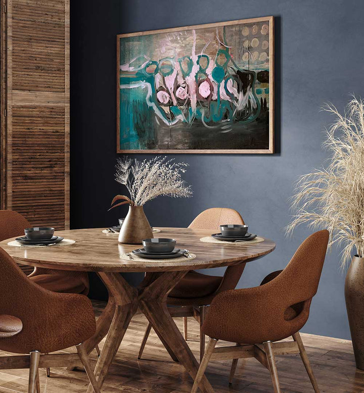 DEEP WOODS , ABSTRACT PAINTINGS