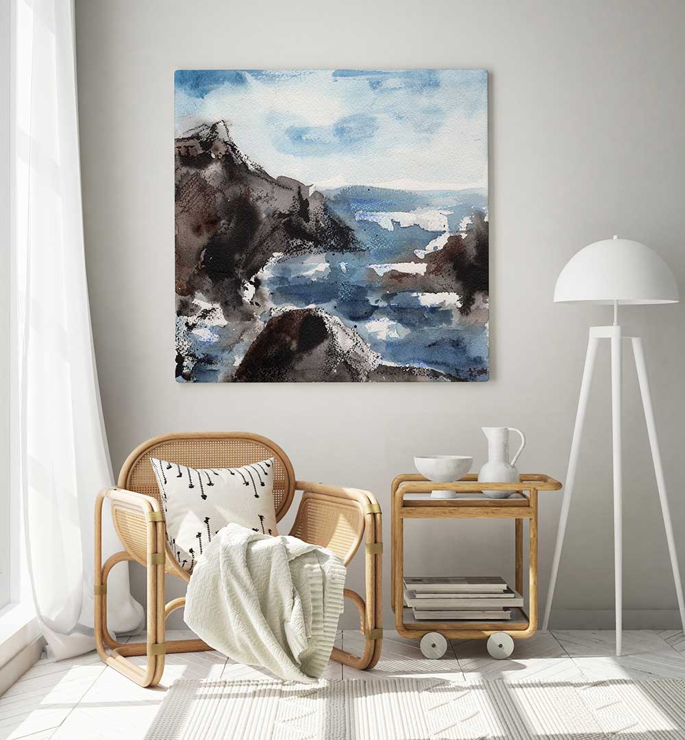WINTER SEA , LANDSCAPE PAINTINGS