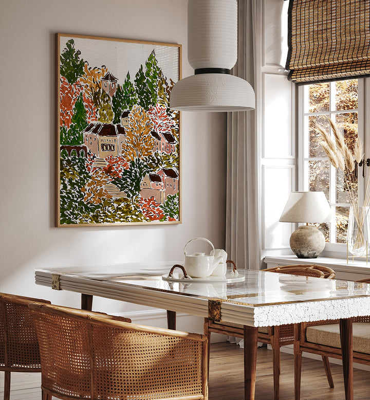AUTUMN IN BAVARIA , FLORAL FLOWER PAINTINGS