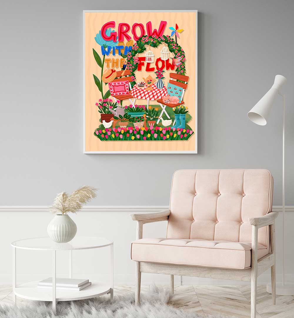 GROW WITH THE FLOW , FASHION POSTERS