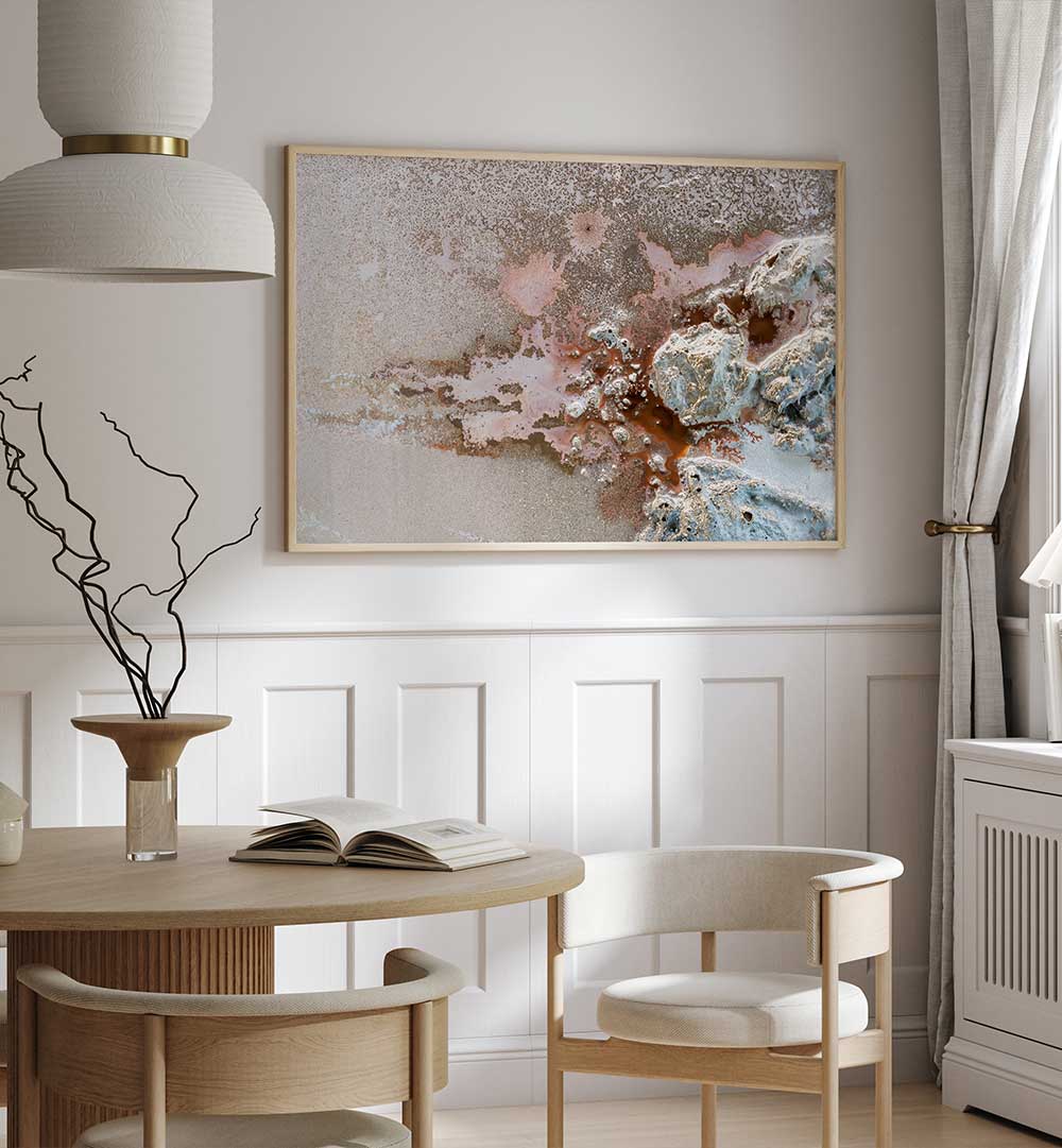 Vibrant WONDERLUST, ABSTRACT PAINTINGS elevate your space with unique creativity and color, perfect for any room.