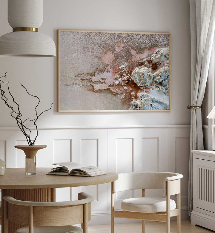 Vibrant WONDERLUST, ABSTRACT PAINTINGS elevate your space with unique creativity and color, perfect for any room.