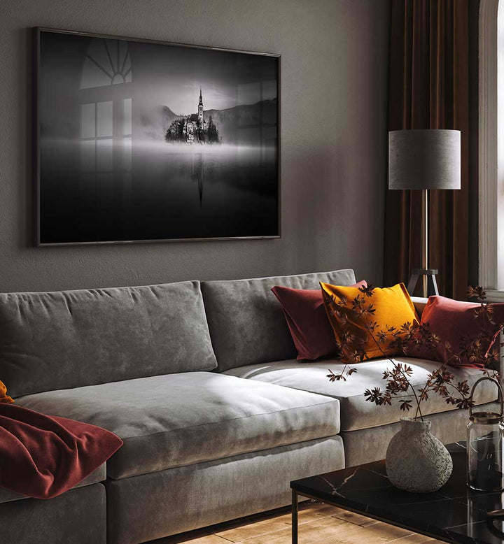 FOGGY MORNING ON THE LAKE , LANDSCAPE PHOTOGRAPHY , FINE ART PHOTOGRAPHY