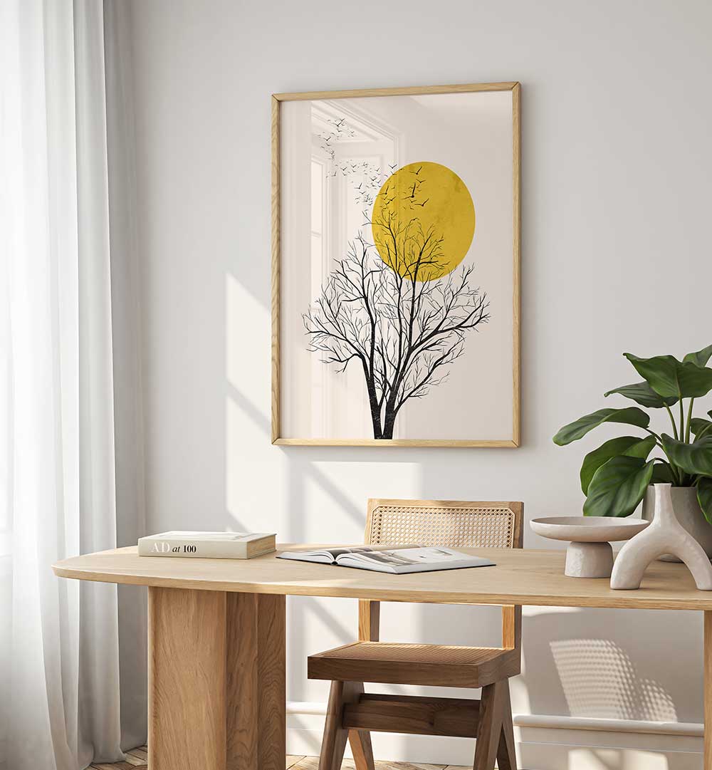 ABOVE THE TREES , LANDSCAPE PAINTINGS