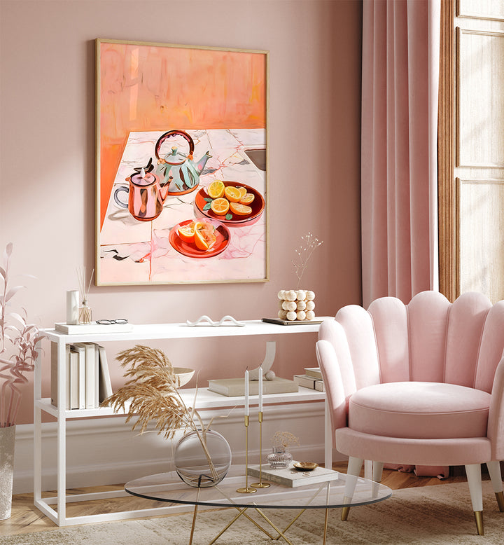 TEA & ORANGES AT FOUR , KITCHEN POSTERS