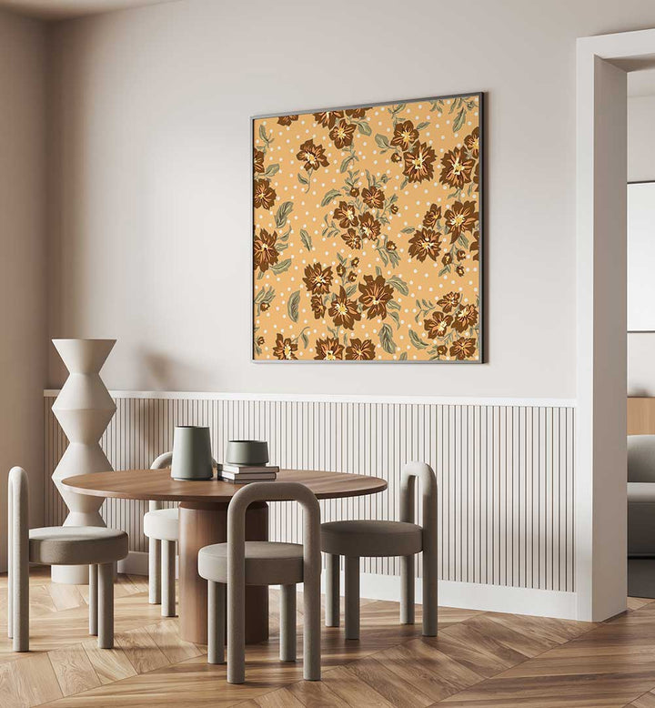 Elegant FLORAL HERITAGE I, PATTERN ART PRINTS enhance modern spaces with intricate designs inspired by tradition.