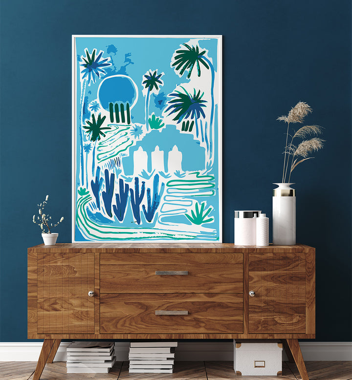 MOROCCO , LANDSCAPE PAINTINGS