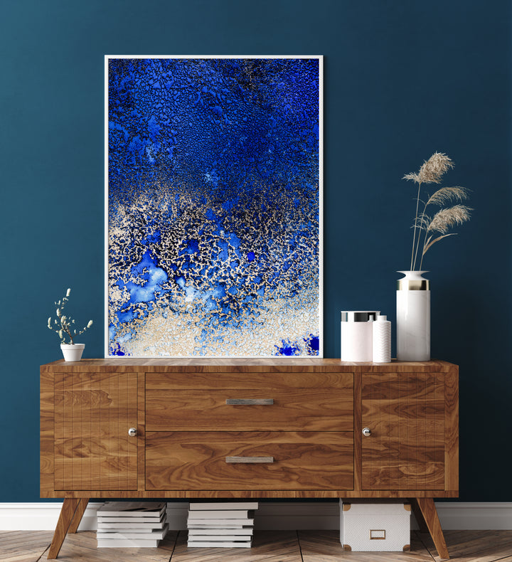 Vibrant SUNLIT REEF, ABSTRACT PAINTINGS, enhancing spaces with captivating colors and intricate designs.
