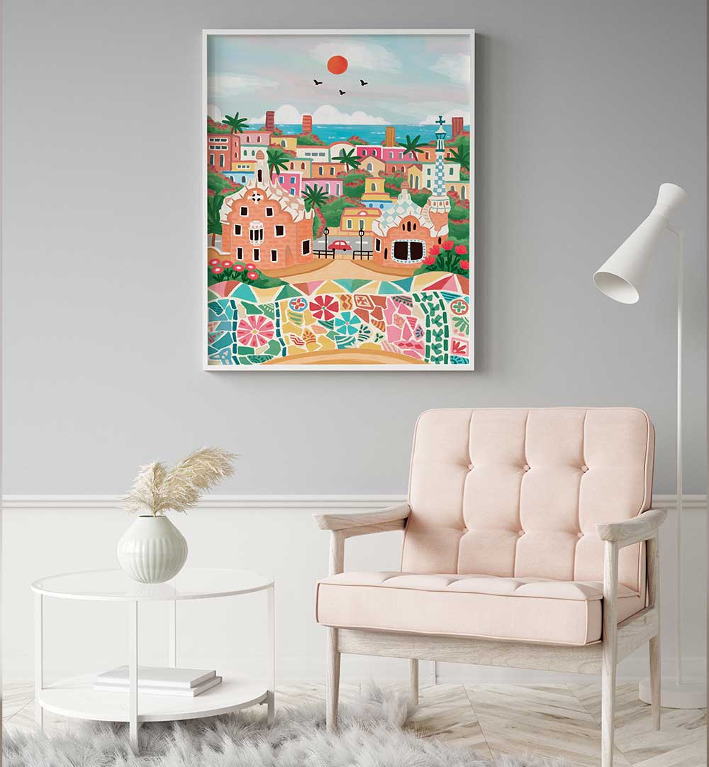 COLORFUL COASTAL DREAM , TRAVEL POSTERS