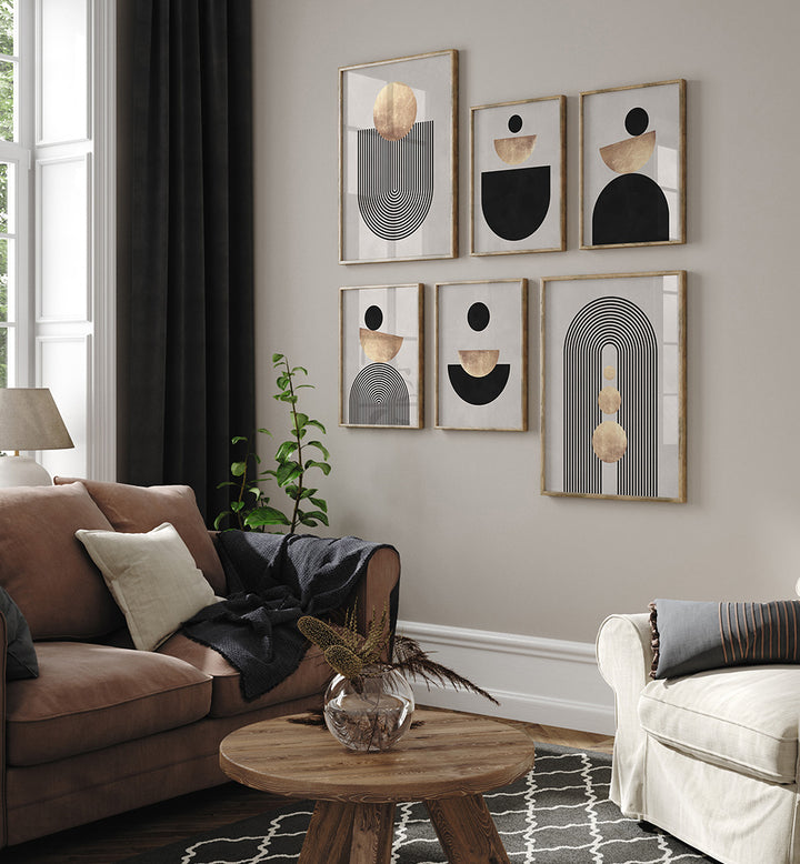 GOLDEN FORMS GALLERY WALL , GALLERY WALLS & SETS