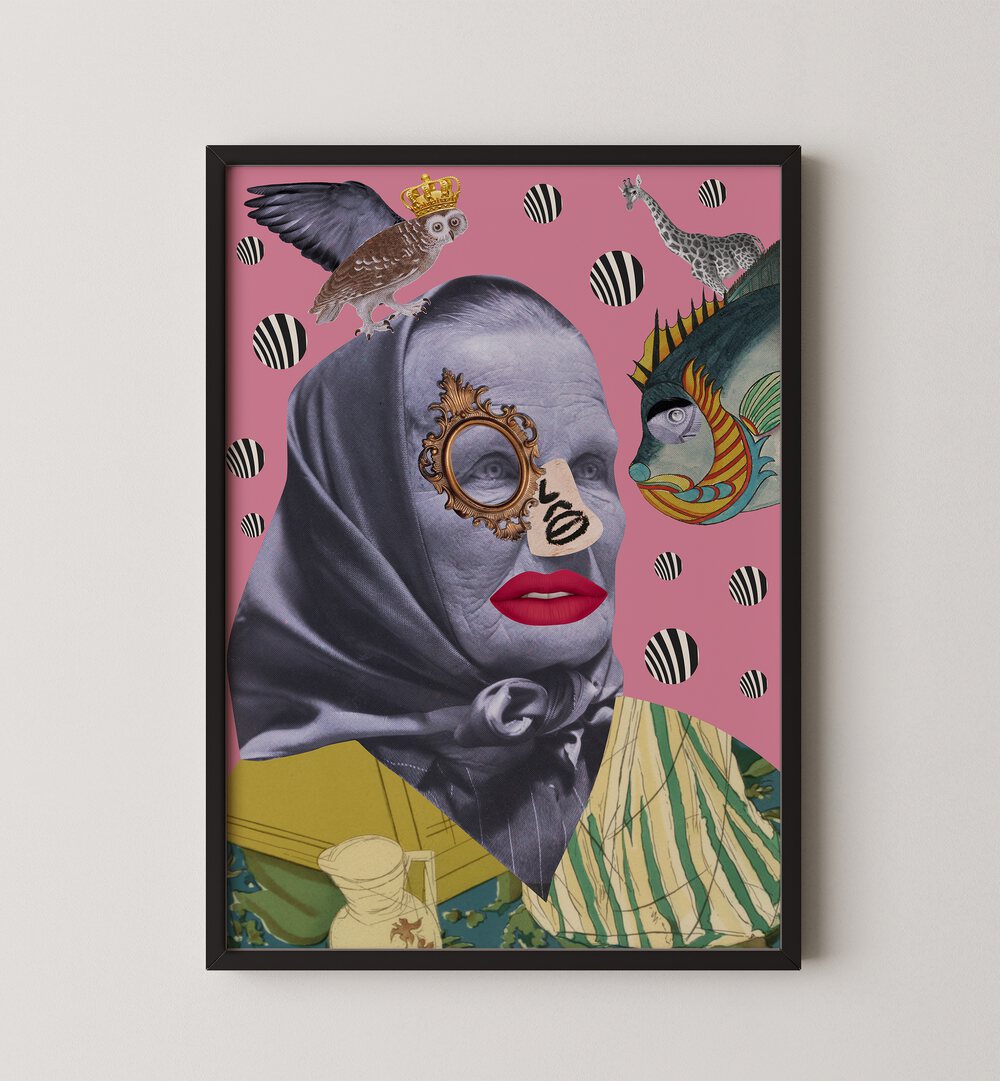 Transform your space with a vibrant COLLAGE GALLERY WALL, showcasing bold art and eclectic style for unique GALLERY WALLS.