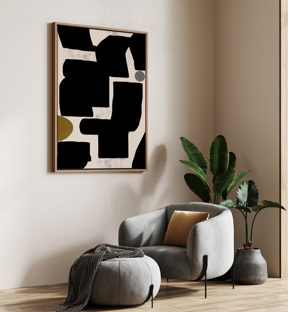 Elevate your space with ABSTRACT ART NO. I, ABSTRACT PAINTINGS from The Miuus Studio, showcasing modern artistry.
