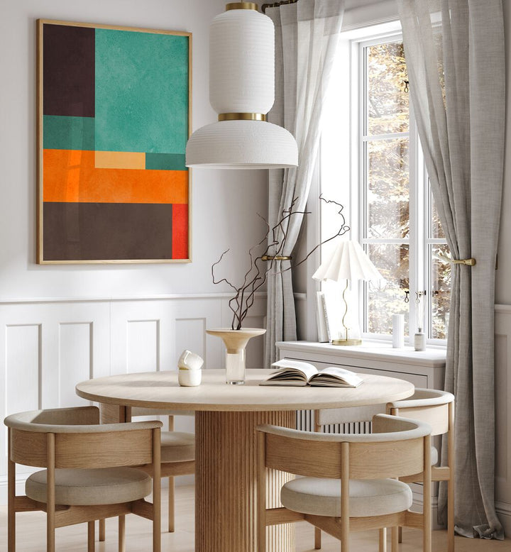Brighten your space with COLORFUL COMPOSITION IV, GEOMETRIC ART PRINTS showcasing vibrant geometric shapes.