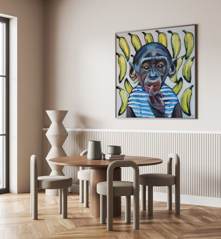Vibrant BANANA CONTEMPLATION, COMIC POSTERS enhance your space with dynamic comic art and playful themes.