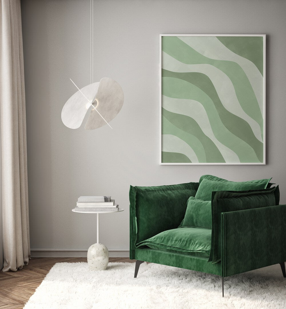 Transform your space with ABSTRACT AURORA, ABSTRACT ART PAINTINGS by Elena Ristova, showcasing vibrant colors and shapes.
