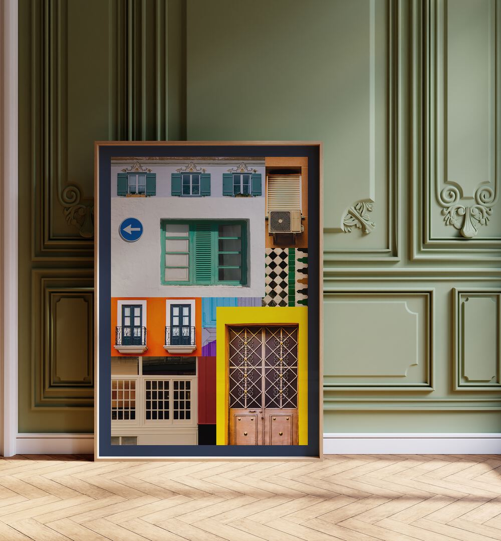 Stylish ARCH LEGO, WALL ART PRINTS showcase vibrant architectural designs, perfect for creative spaces.
