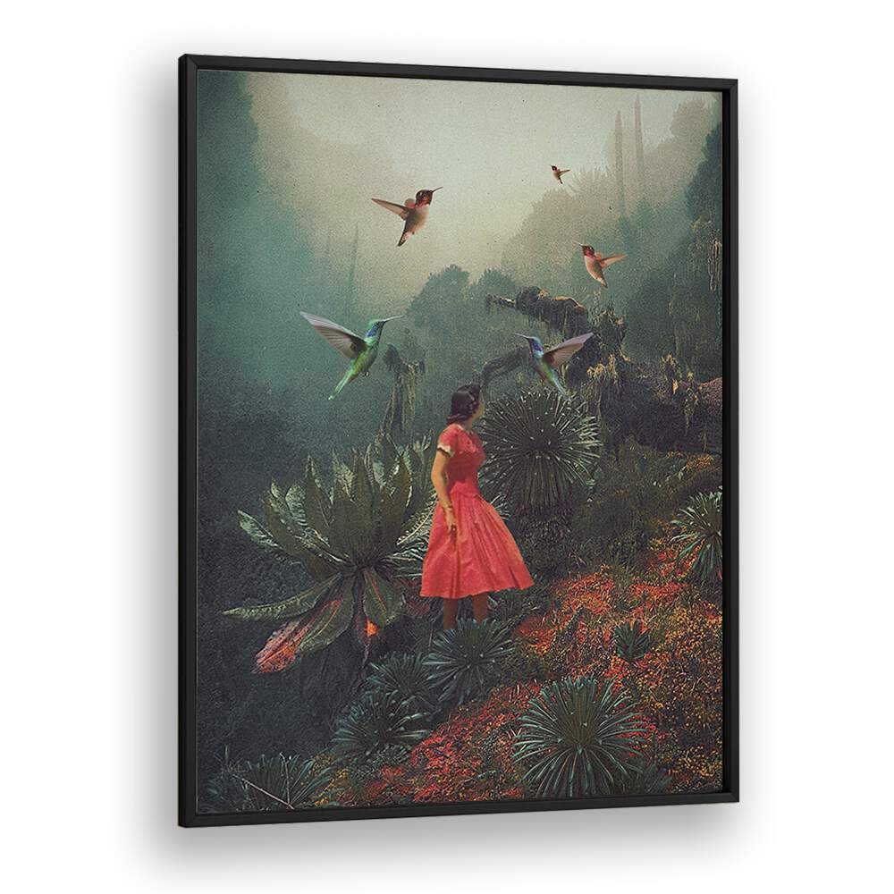 20 Seconds Before The Rain By Frank Moth Surreal Art Prints Surrealism in Black Plain Frame