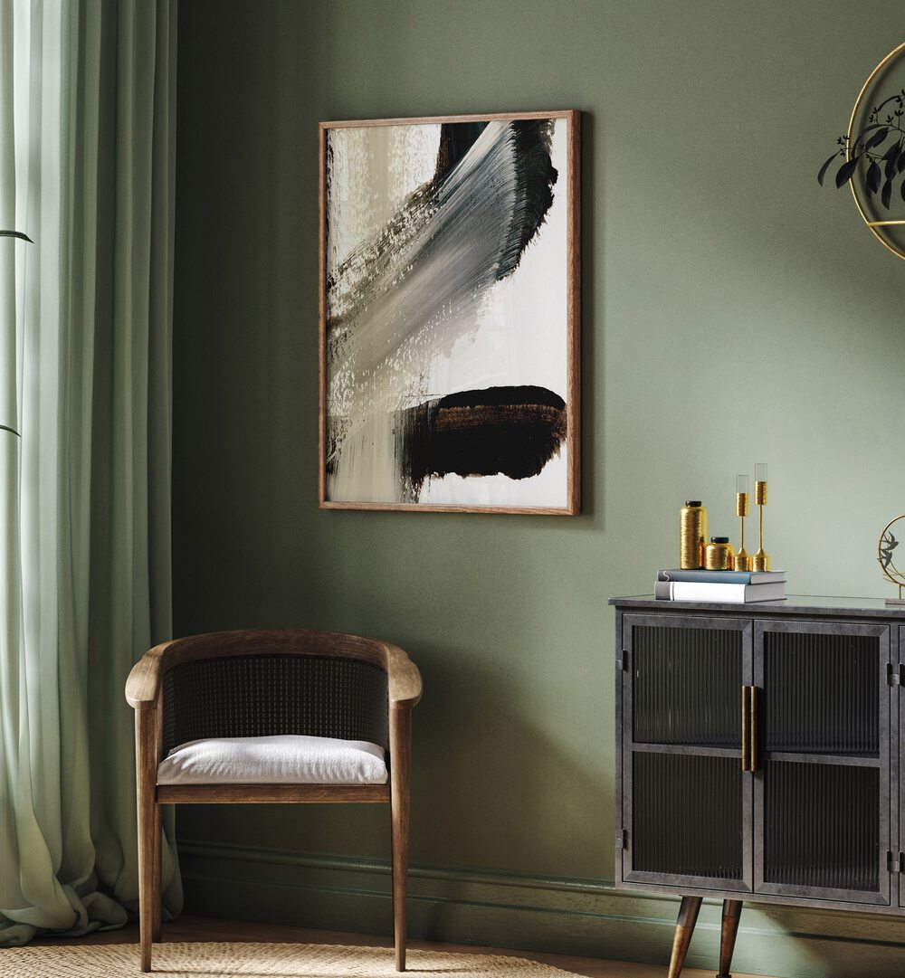 Transform your space with the CLUE I, ABSTRACT PAINTINGS, featuring vibrant colors and striking forms.
