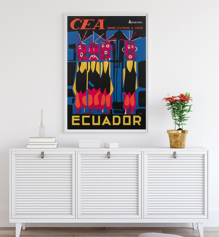 ECUADOR , VINTAGE TRAVEL POSTERS