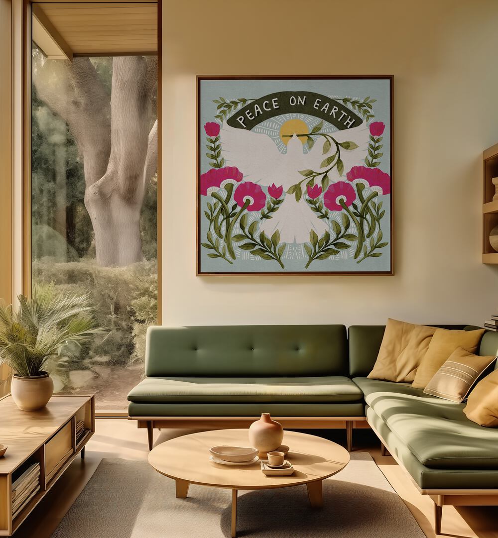 Transform your space with our PEACE ON EARTH, QUOTES poster, adding tranquility and style to any room.