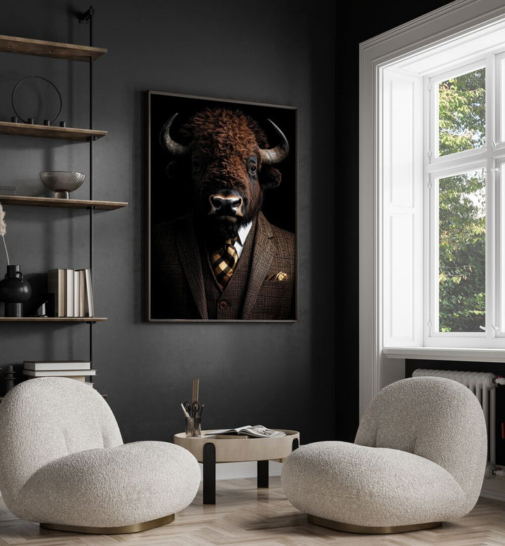 WILD SUITS - BISON , ANIMAL PAINTINGS