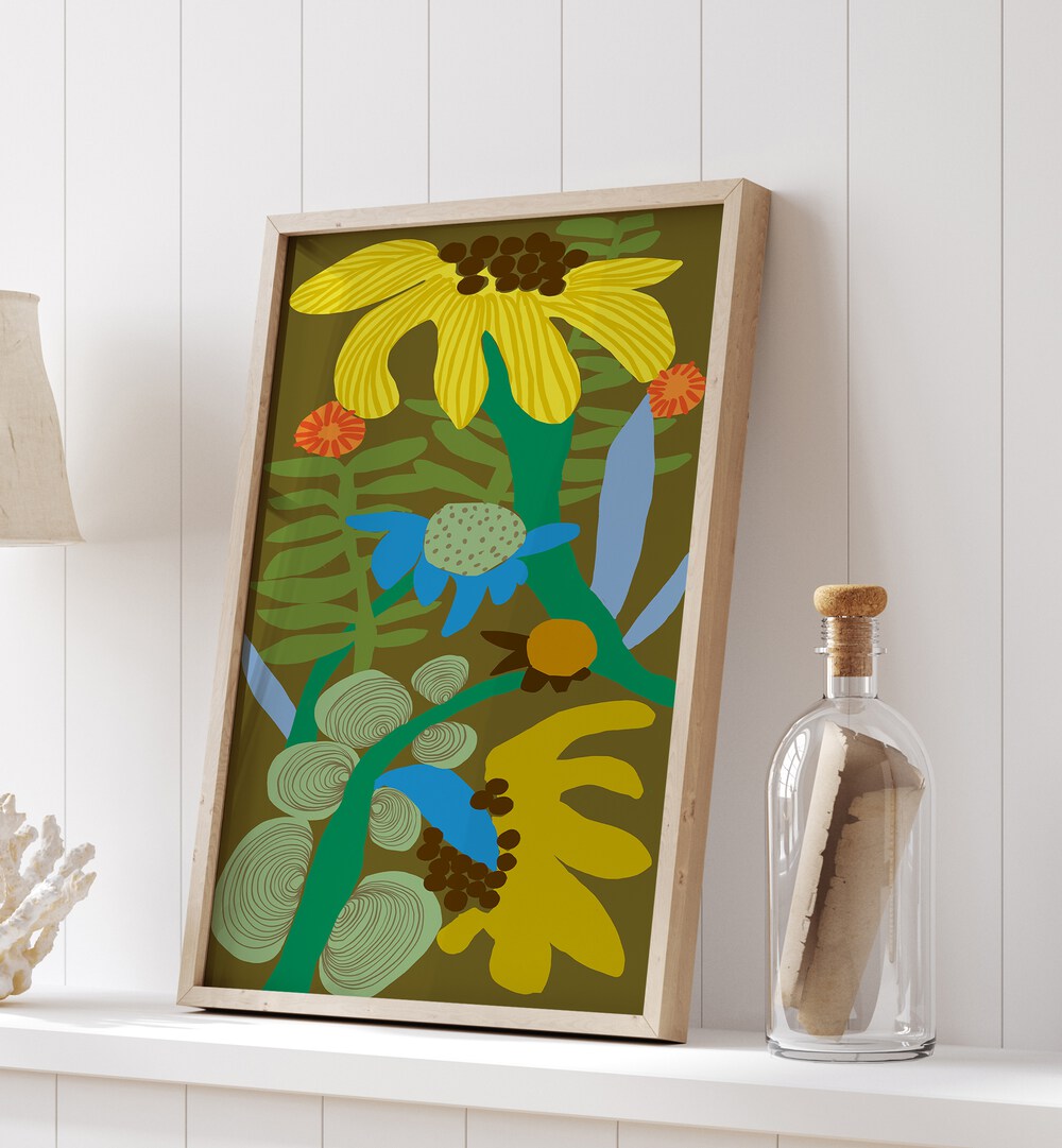 Vibrant display of FLORAL RHYTHM VII, a standout in our FLORAL FLOWER PAINTINGS collection, perfect for any decor.