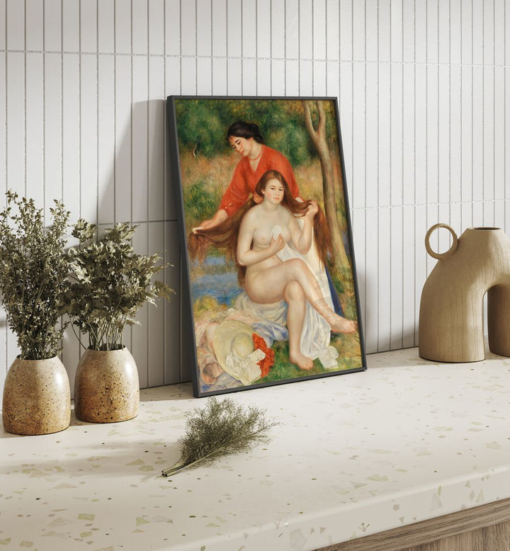 BATHER AND MAID  (1900–1901) , VINTAGE PAINTINGS