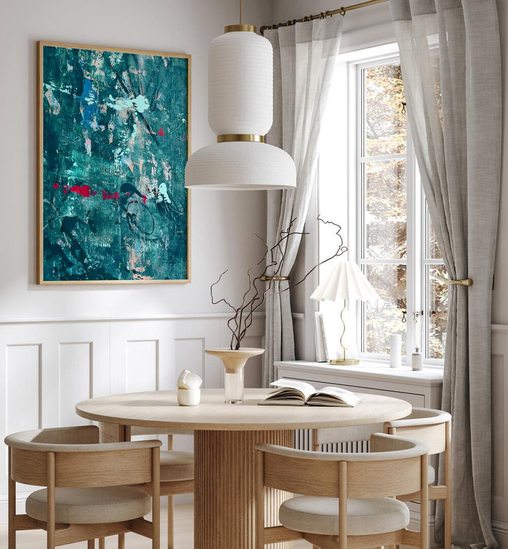 Experience tranquility with A SOLITUDE, ABSTRACT PAINTINGS, enhancing modern spaces with deep emotional resonance.
