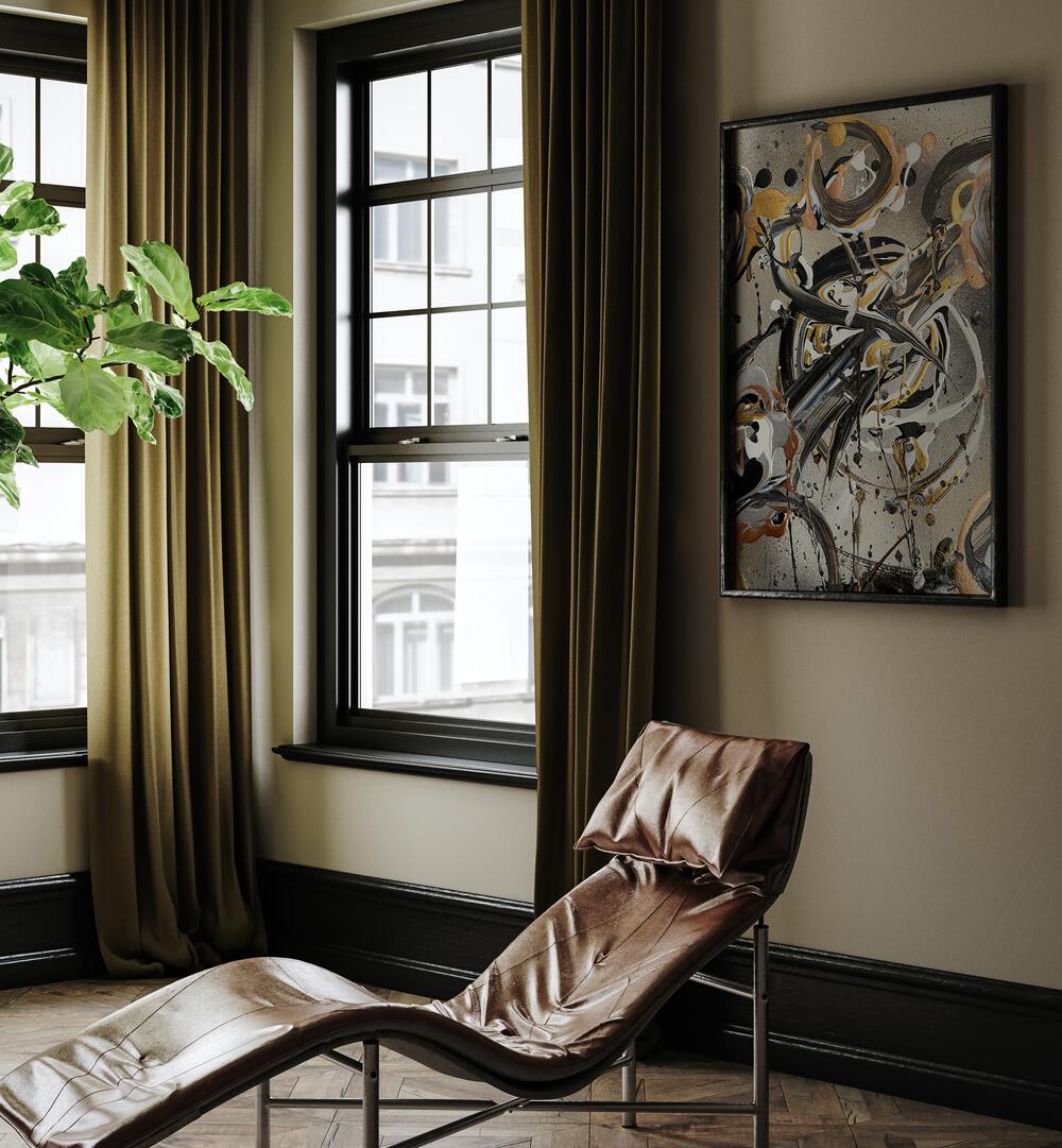Elevate your decor with YUKI I, ABSTRACT PAINTINGS, a stunning piece that adds modern artistry to any space.