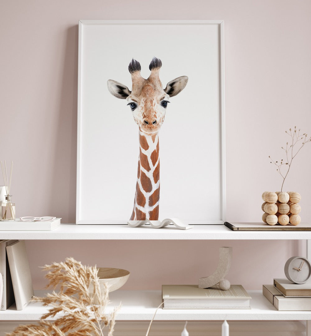 Adorable BABY GIRAFFE, KIDS ROOM PAINTINGS, perfect for adding charm and fun to your child's space.