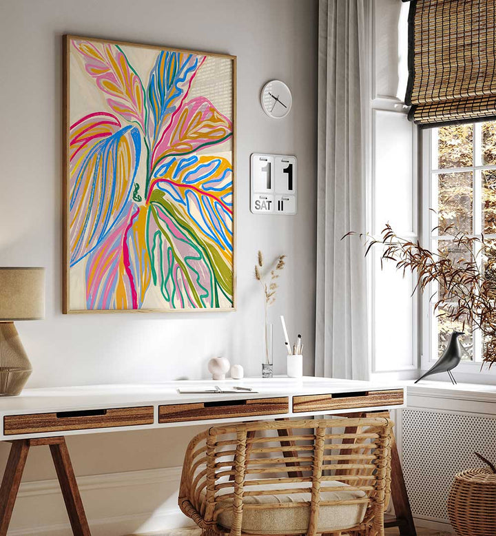 RHYTHMS OF BLOOM , BOHO ART PAINTINGS