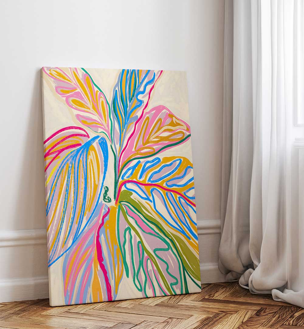 RHYTHMS OF BLOOM , BOHO ART PAINTINGS
