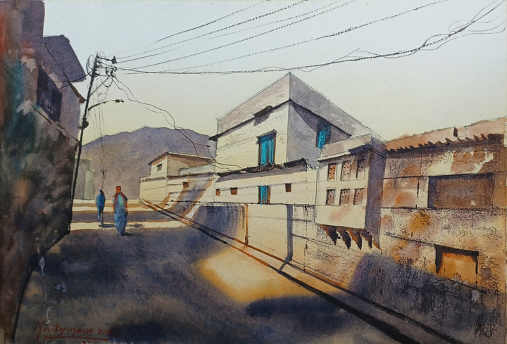 ENCHANTING BUNDI II ,HANDMADE ARTWORKS ,  SET OF 4  PAINTINGS