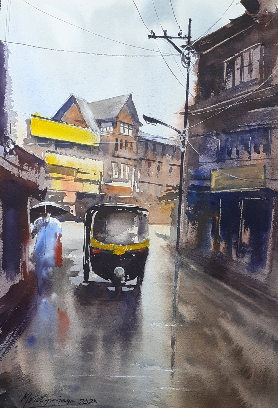 MASMERIZING SRINAGAR ,HANDMADE ARTWORKS ,  SET OF 6 PAINTINGS