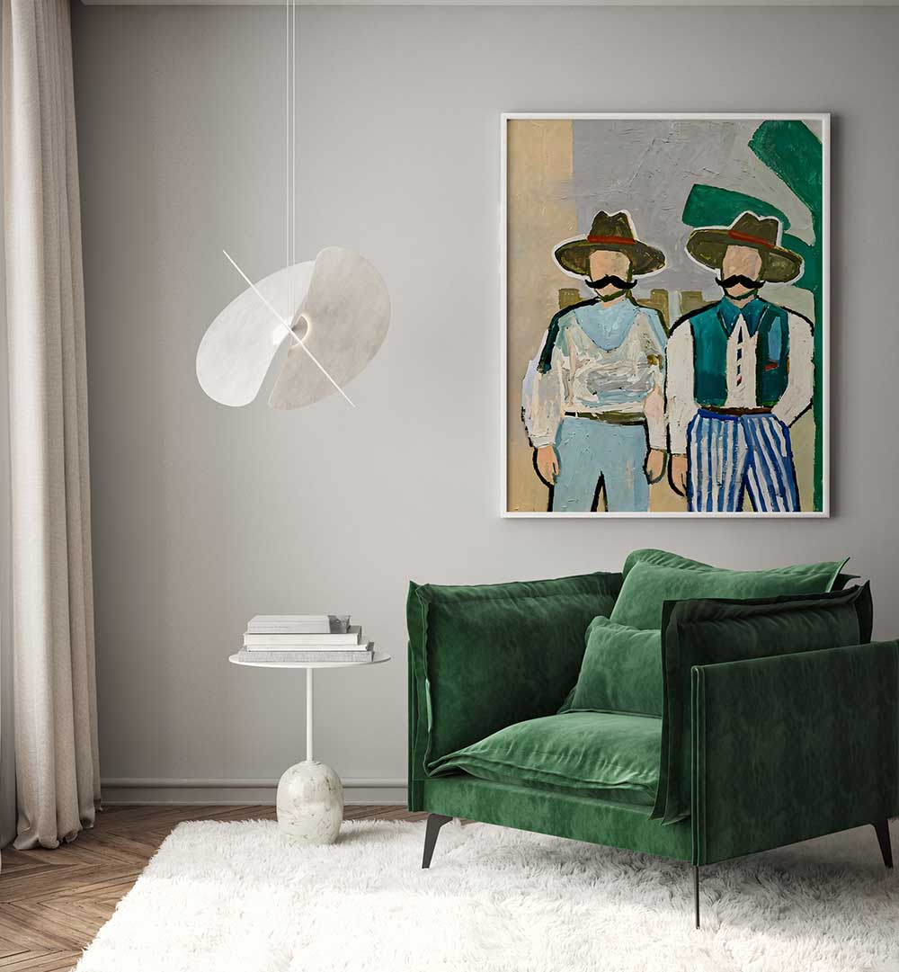 SIDE BY SIDE , PORTRAITS & FIGURATIVE ILLUSTRATIONS