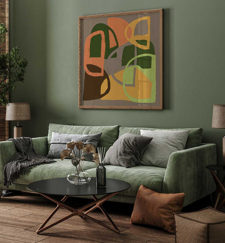 ABSTRACT PATTERNS IN EARTH COLOURS , ABSTRACT PAINTINGS