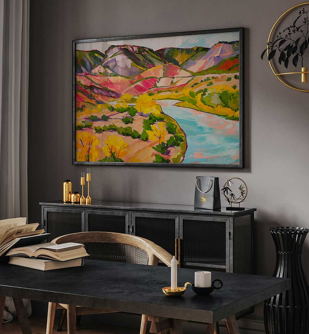 NEW MEXICO , LANDSCAPE PAINTINGS